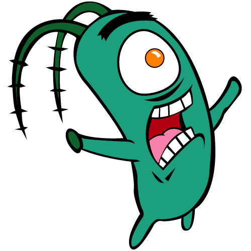 Featured image of post Transparent Background Plankton Clipart Creature from the krusty krab spongebob squarepants featuring nicktoons