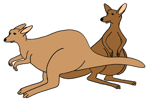 santa kangaroo clipart - photo #35