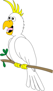 Cartoon Parrot Clip Art