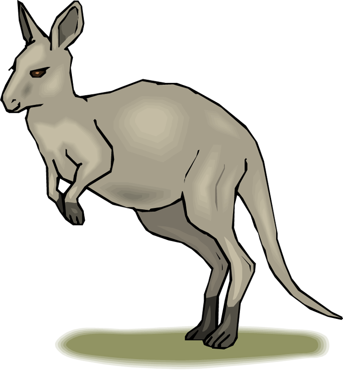 Kangaroo clip art download image 