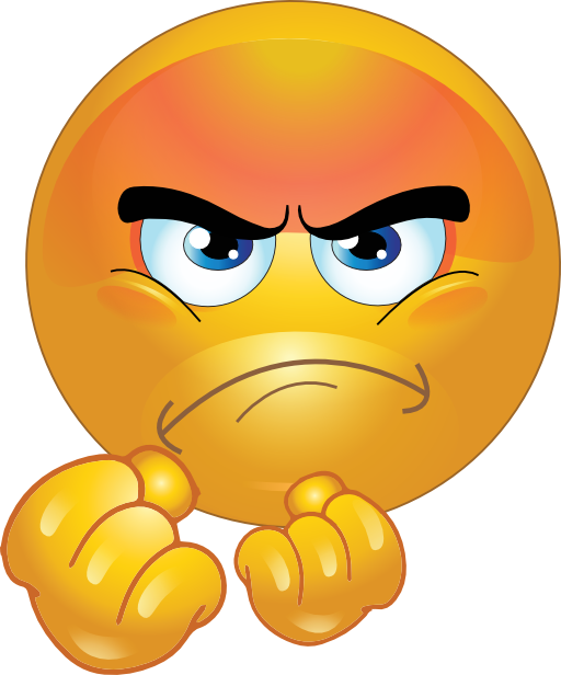 Angry Smiley Emoticon Clipart 