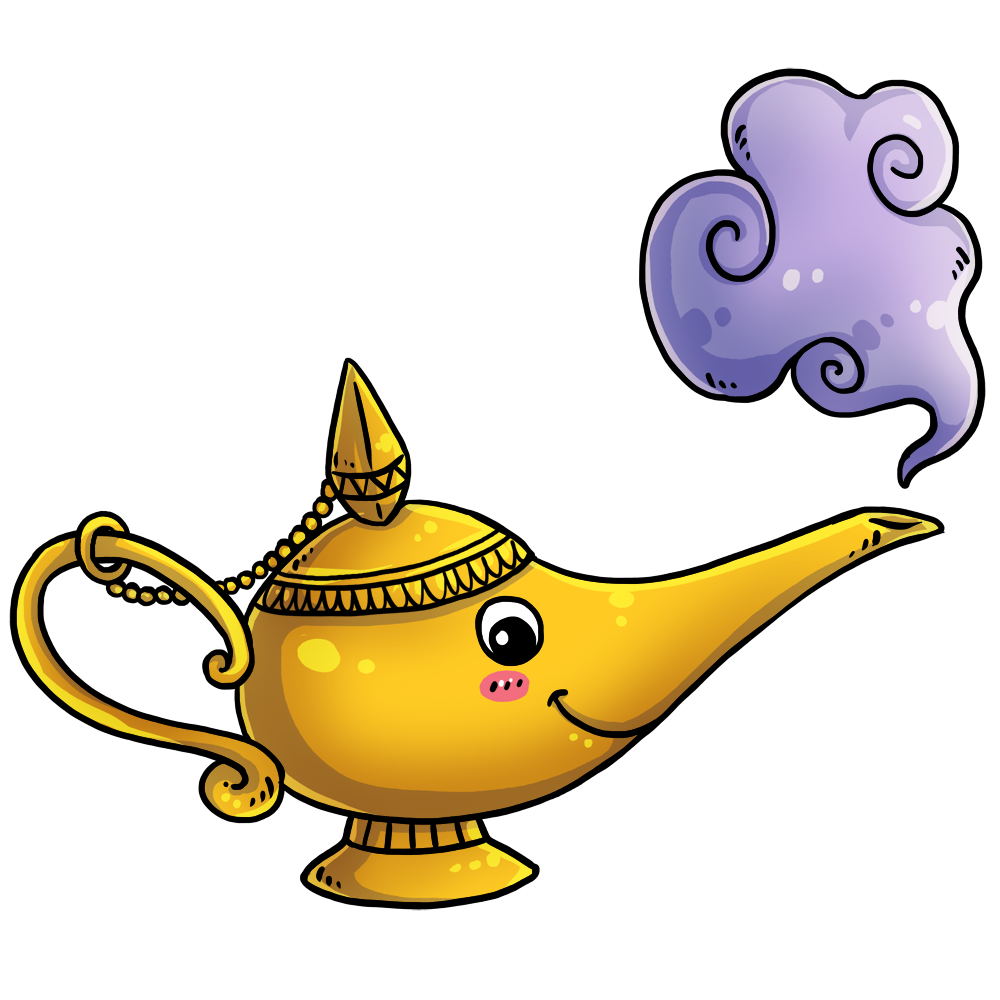 magic lamp clipart - Clip Art Library