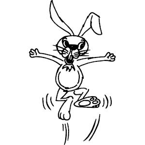 Bunny Hopping clipart, cliparts of Bunny Hopping free download