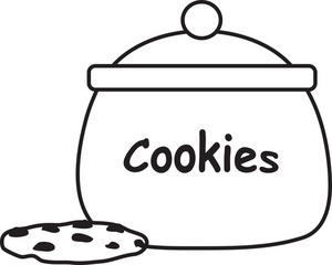 Cookie Cartoon Clipart