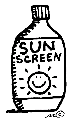 Cartoon With A Sunburn 