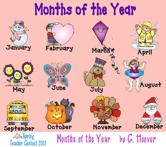 monthly clipart