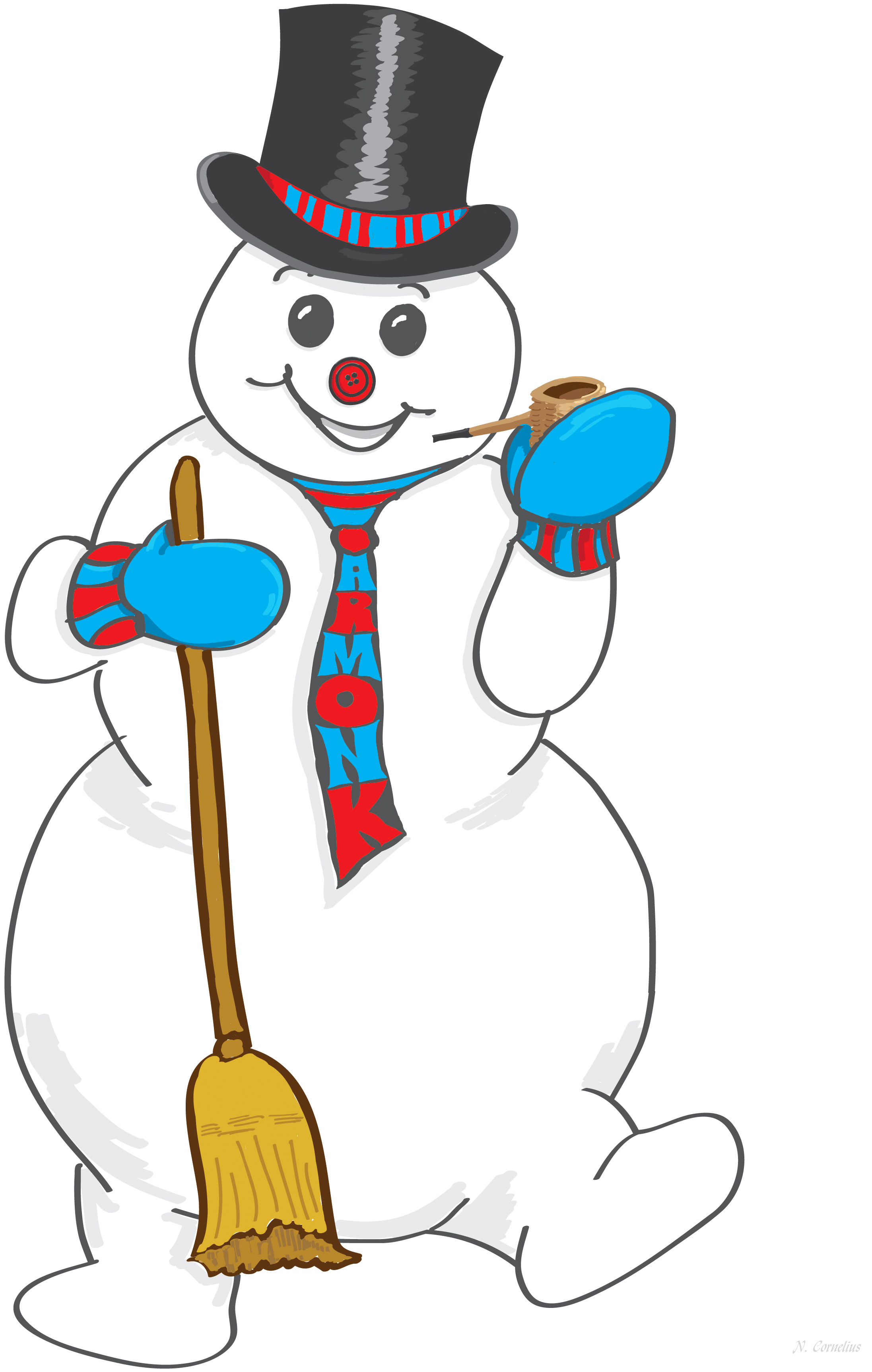 Clip Arts Related To : frosty the snowman clipart. 