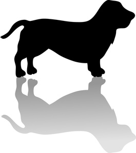 Clipart Hound Dogs Silhouette