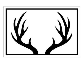 printable antlers