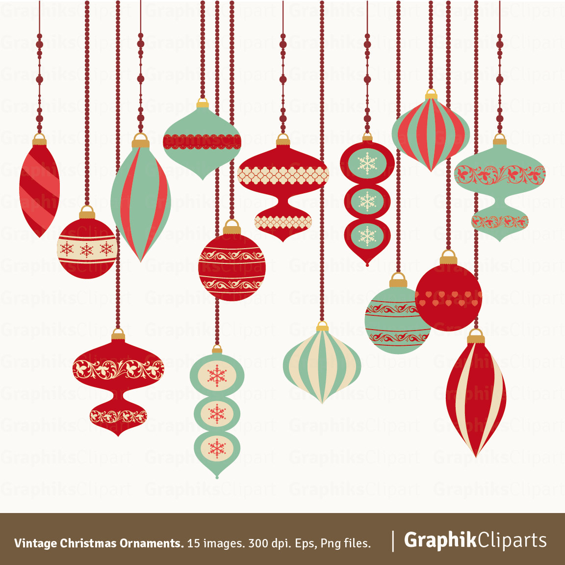 Popular items for ornament cliparts 