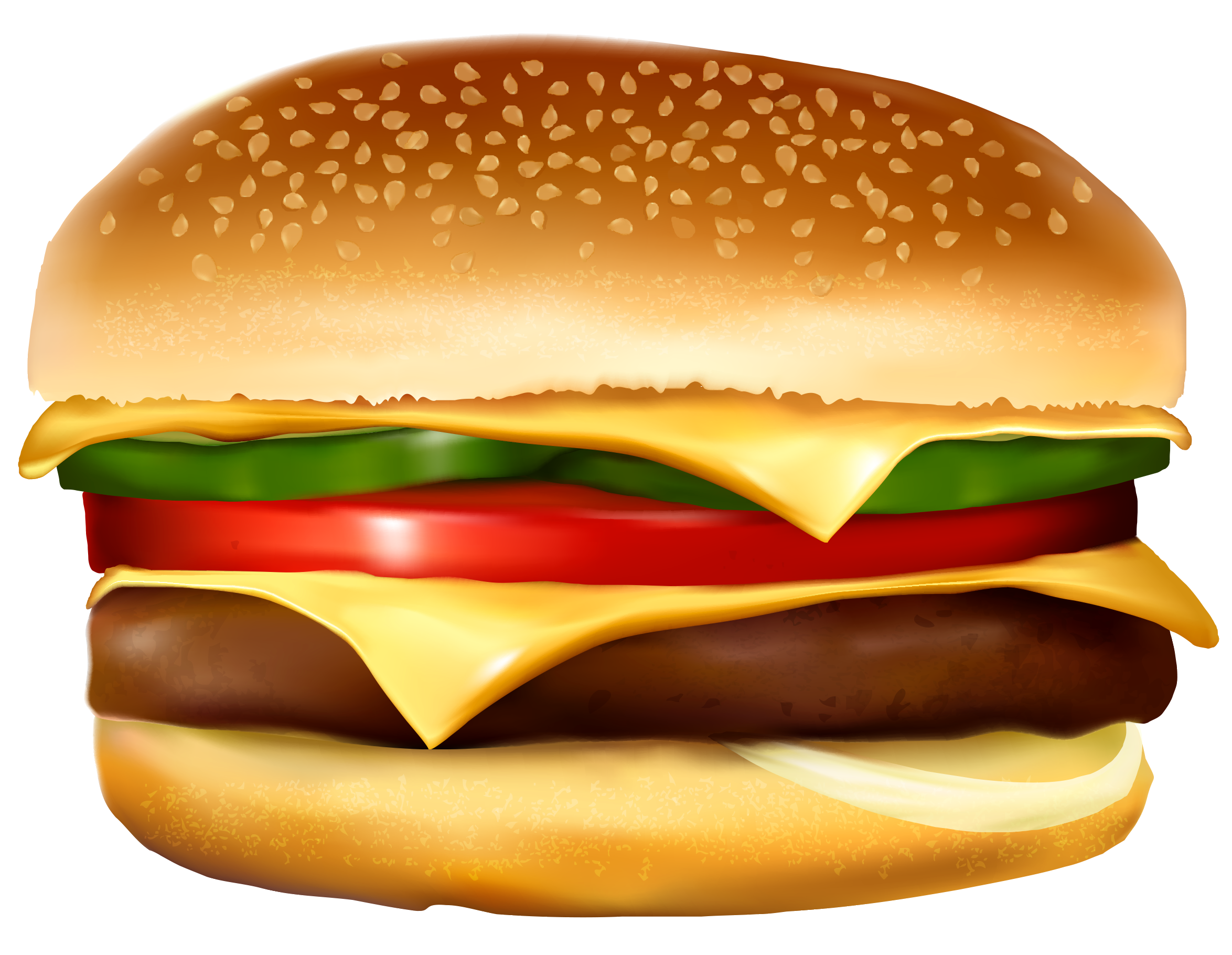 Burger PNG Vector Clipart 