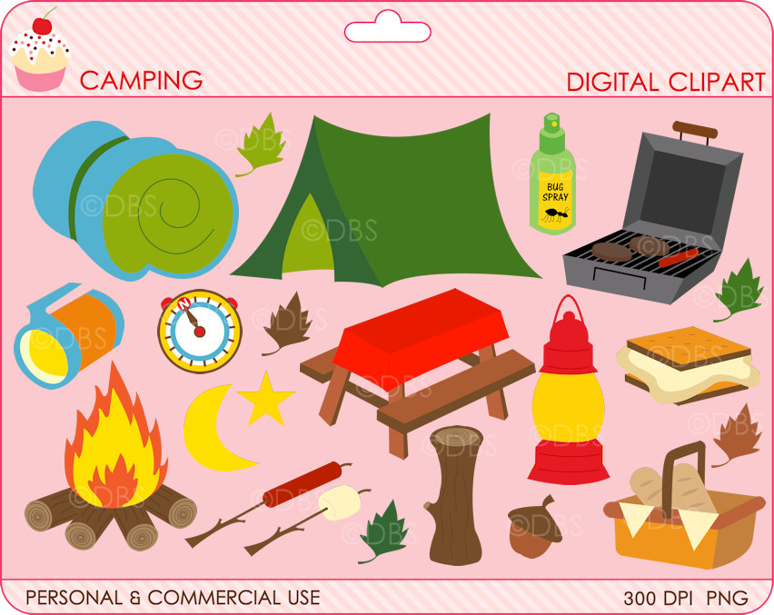 Camping Themed Free Clipart