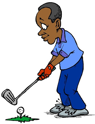 Golfer golf green clip art free clipart image clipartcow image 