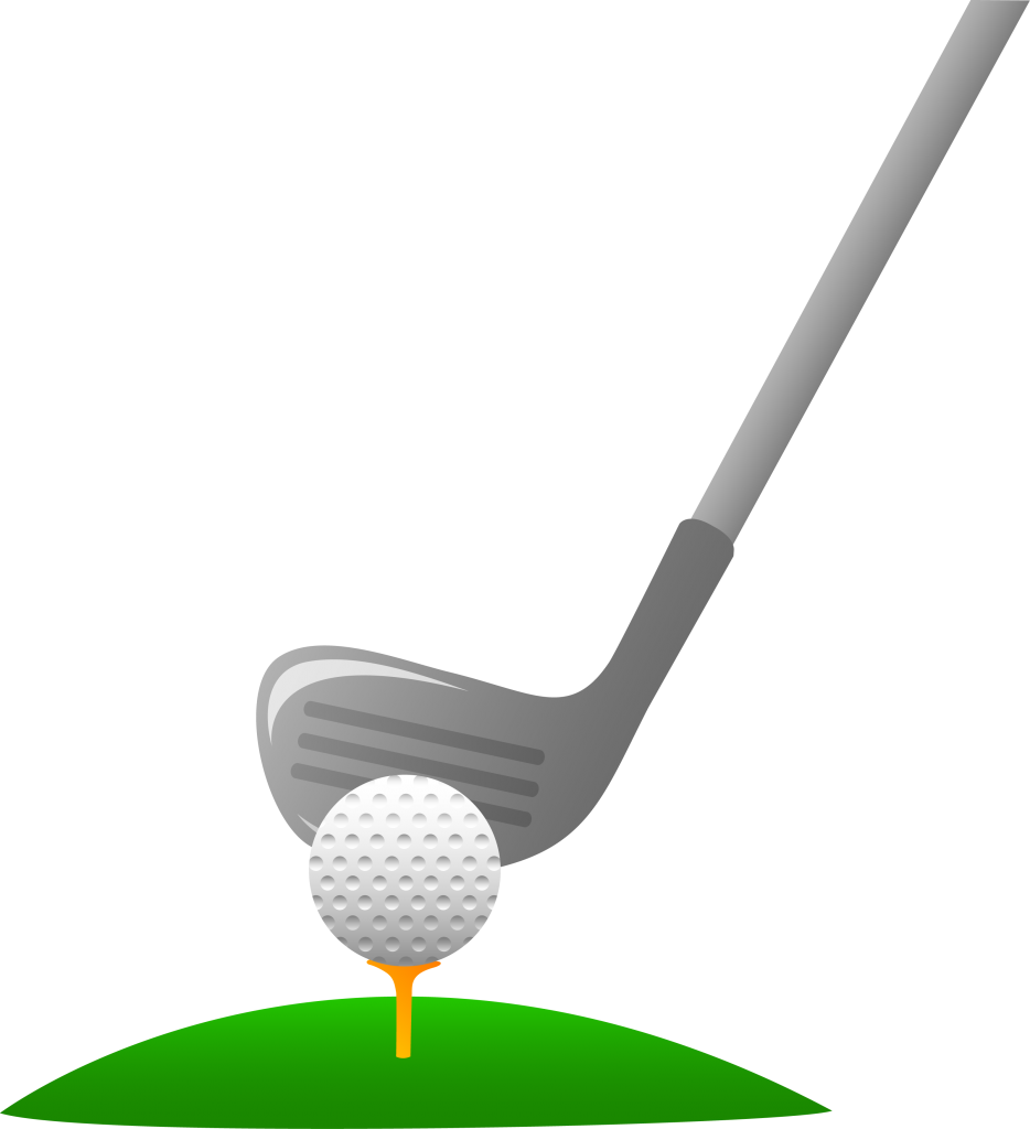 Golf Clip Art Black And White