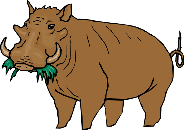 warthog clip art - photo #1