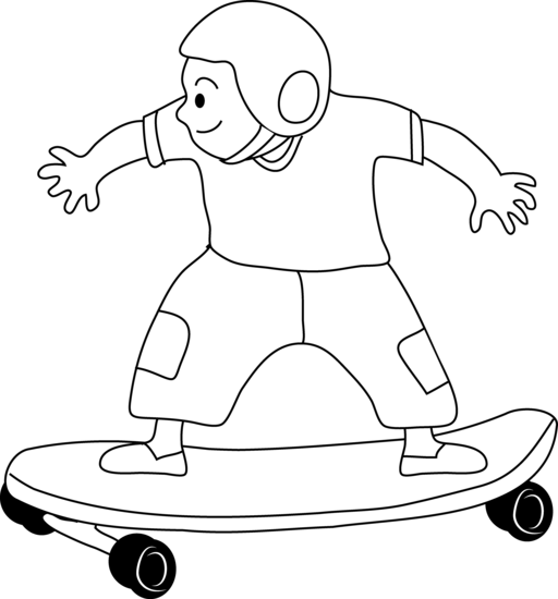Skateboard clip art free clipart image image