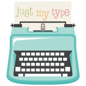 Just My Type SVG file typewriter svg cut file cute svgs cute svg 