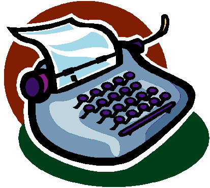 Typewriter Clip Art 