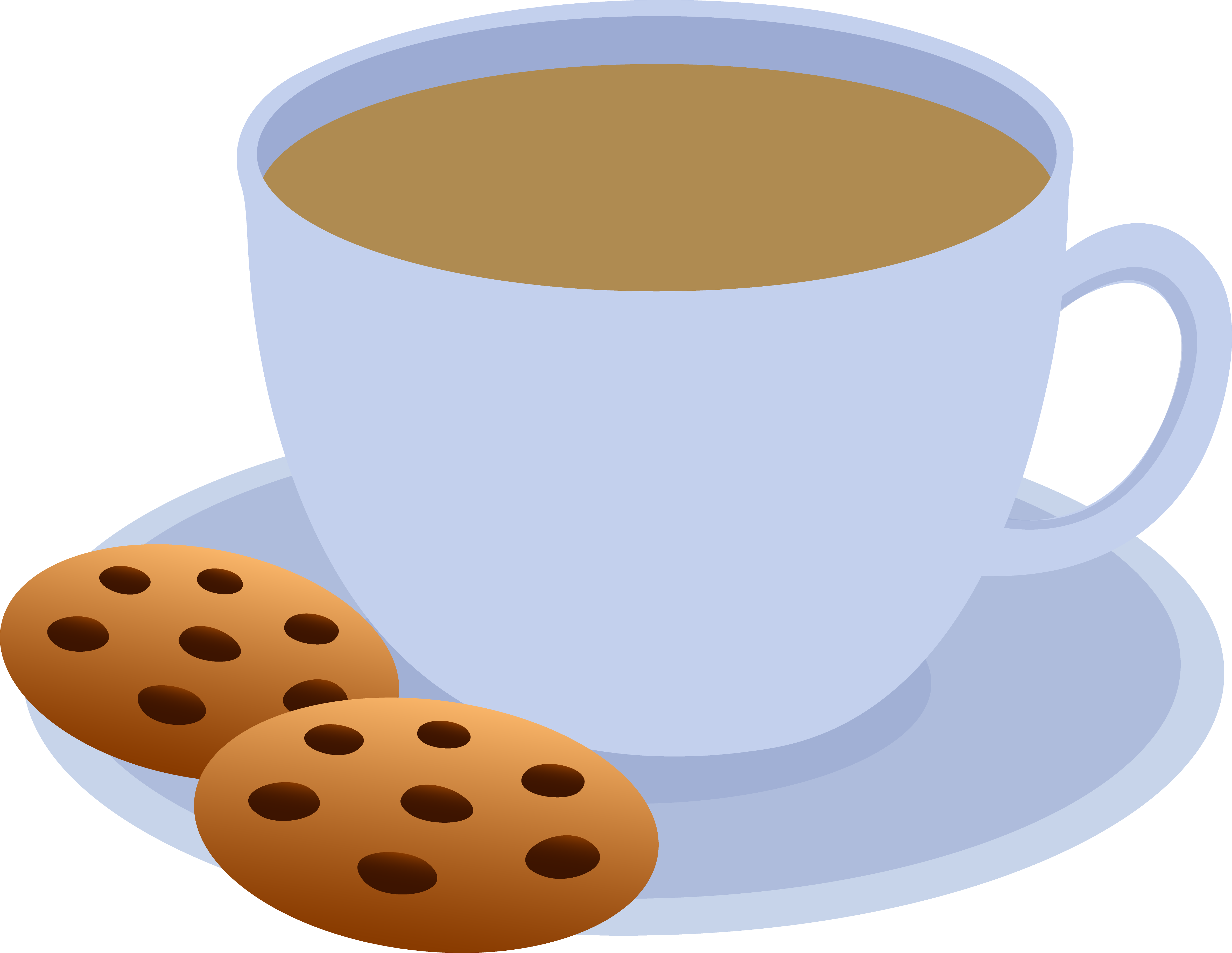 Coffee And Biscuit Clip Art Image 