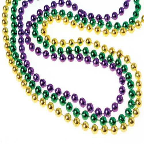 Mardi Gras Beads Clipart 