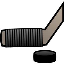 Hockey Stick And Puck Icon, PNG ClipArt Image 