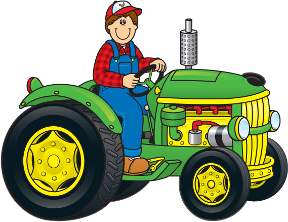 green tractor clipart - photo #46