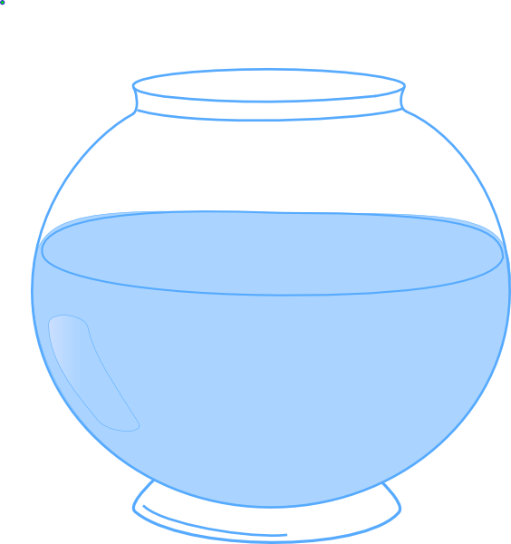 Fish bowl free fishbowl coloring pages clip art image 