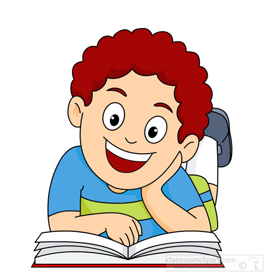 reading a book clipart - photo #9