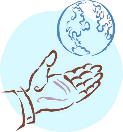 Palm Hand Cartoon