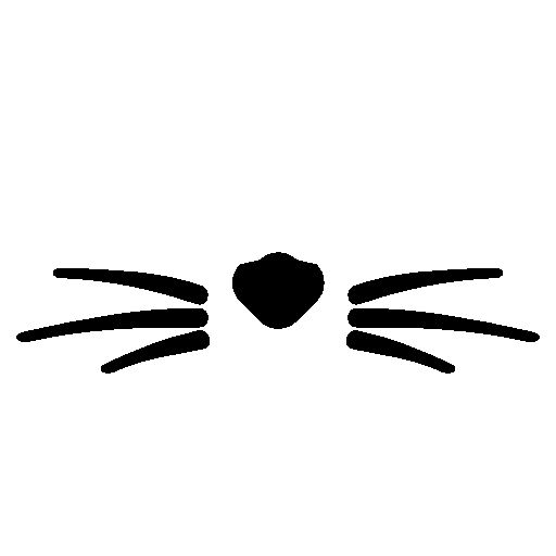 cat whiskers clipart - photo #6