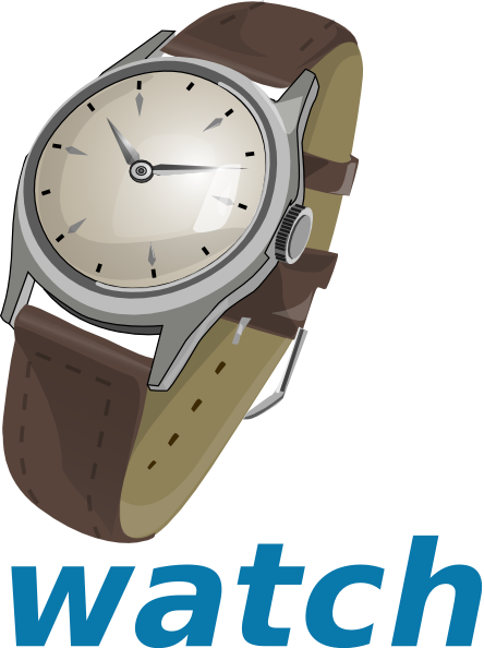 clipart wrist watch - photo #12