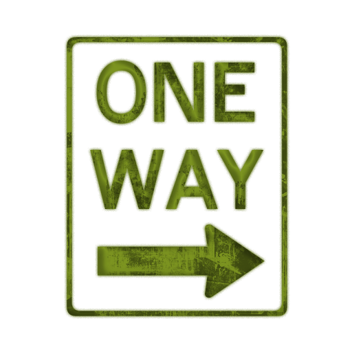 One Way Sign Green Clip Art Library