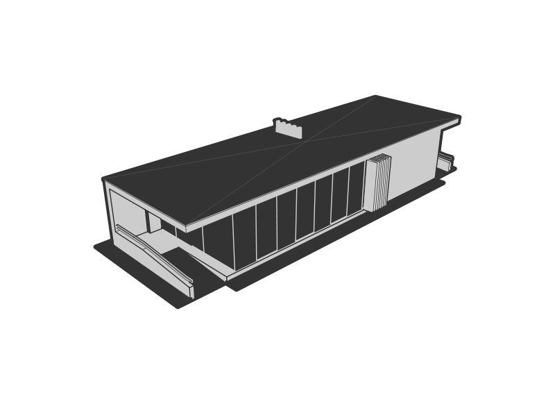 Flat Roof Clipart