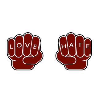 CLIPART LOVE HATE