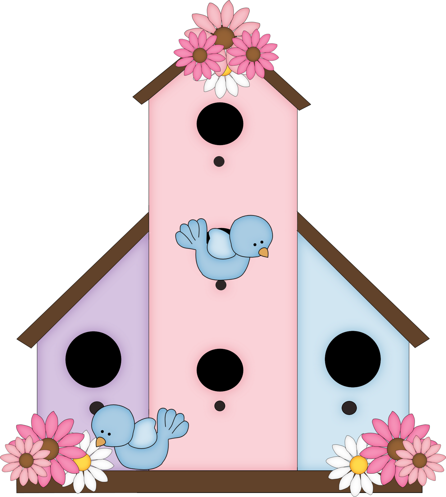 Cute Birdhouse Clipart