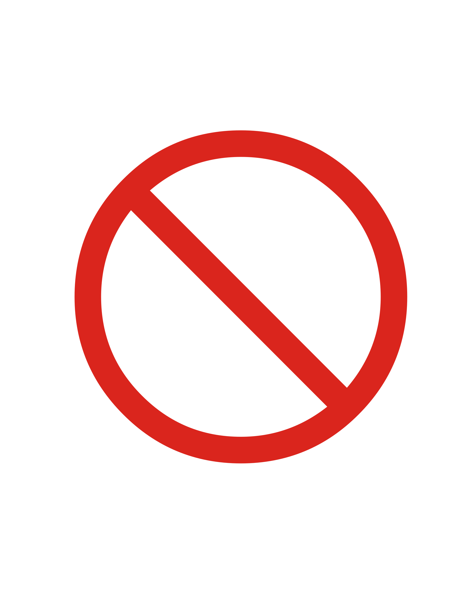 Prohibited Sign Clipart