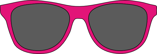 Pink Sunglasses Clip Art