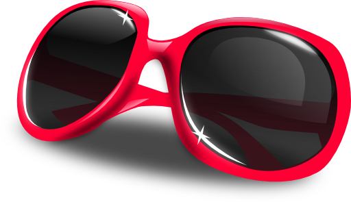 Pink sunglasses clipart free clipart image