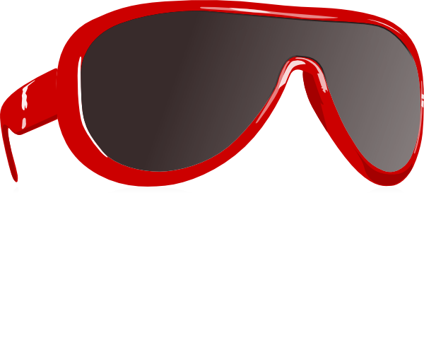Red Sunglasses clip art