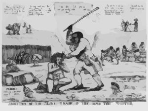 Abolition Of The Slave Trade, Or The Man The Master Clip Art at