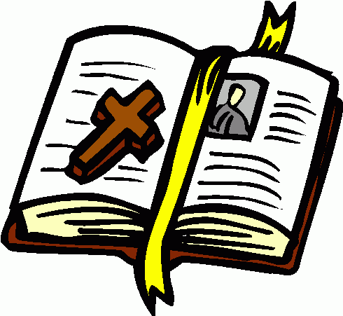 Religion With Scriptures Clipart