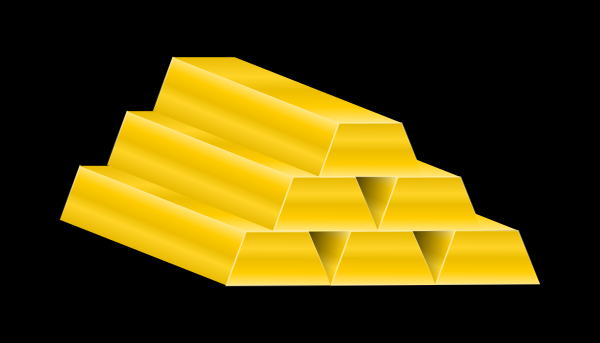 Gold Bars Clip Art