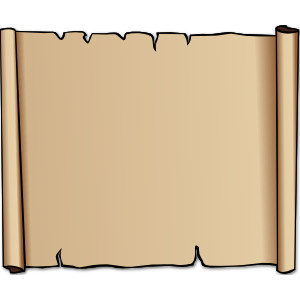 Scroll Parchment Banner Clipart Border
