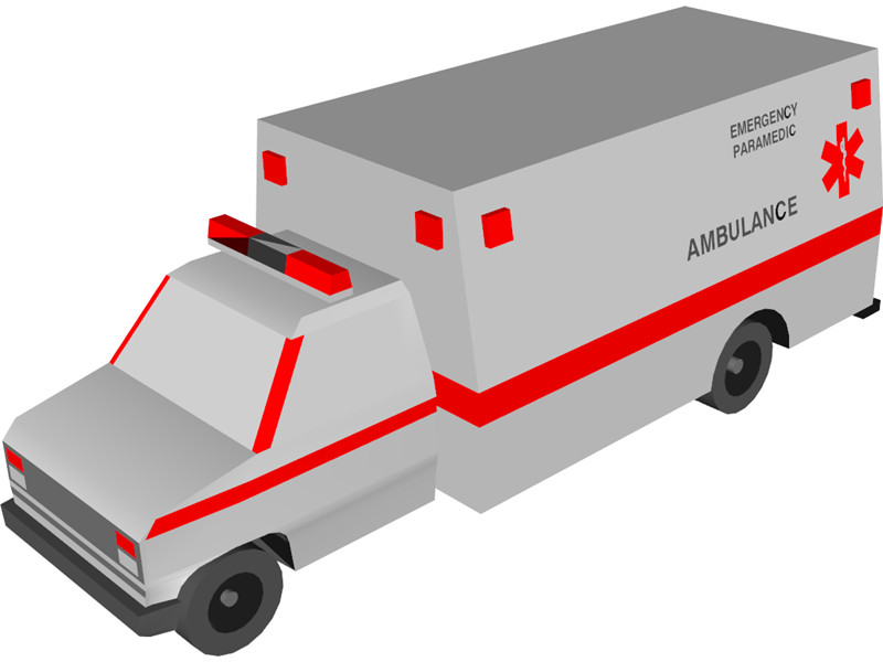 Ambulance 3D Model Download