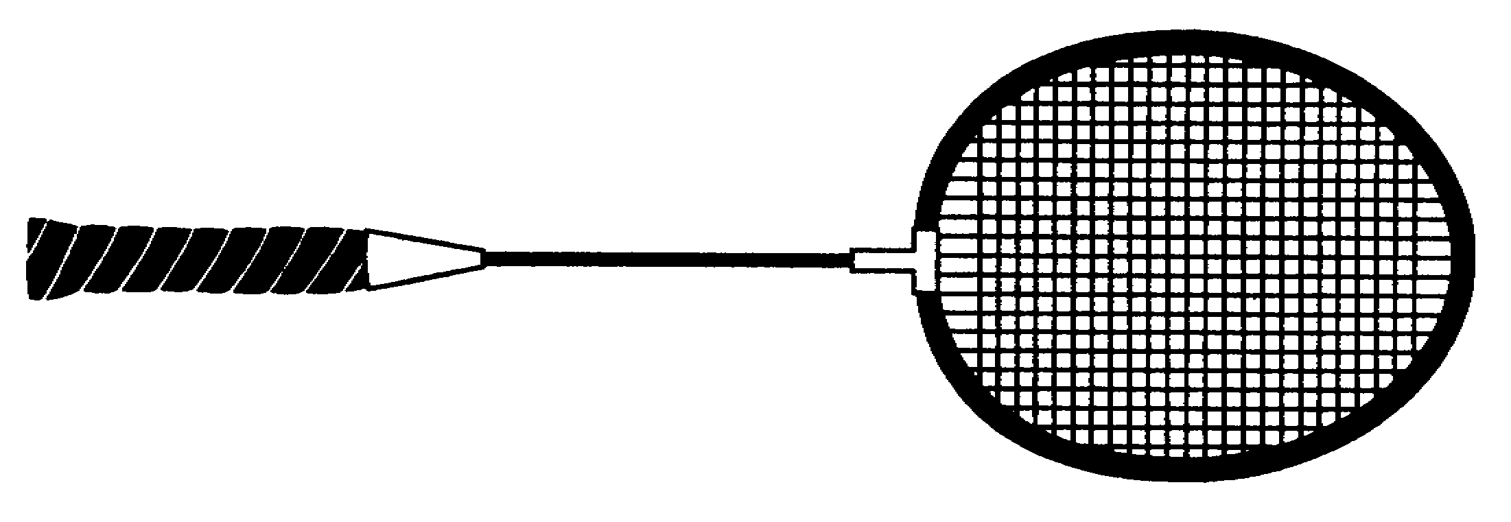 badminton birdie and racket clipart free