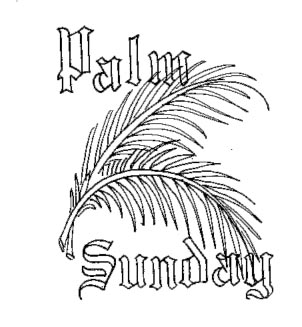 Hosanna Palm Sunday Clipart 