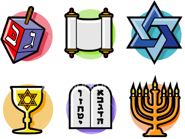Jewish Symbols Clip Art 