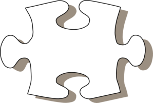 Jigsaw White Puzzle Piece Clip Art