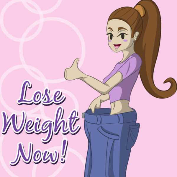 Lose weight now clipart
