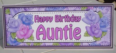 Happy Birthday Aunt Clipart